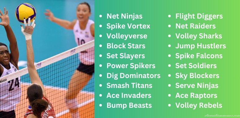 Funny Volleyball Team Names